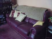 Burgundy Red 3 Seater Sofa