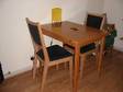 Dining Table and 2 Chairs. Beech Wood Dining Table which....
