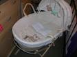 £35 - UNISEX BEARS MOSES basket,  stand