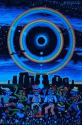 UV Blacklight Fluorescent & Glow In The Dark Psychedelic Art Poster